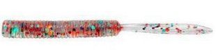 Силикон Jackall Peke Peke 2" Clear/Red Green Flake 15 шт