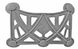 Карман-органайзер накладной Kolibri, ПВХ, 235х130 мм, светло-серый (11.032.0.63)