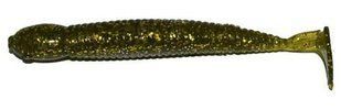 Силикон Big Bite Baits Paddle Tail Grub 3.25" Gold Avocado 10 шт (1838.01.34)