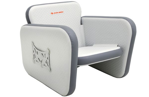 Кресло надувное светло-серое Kolibri Air-deck (14.050.02)