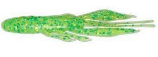 Силикон Jackall Waver Shrimp 3.5" Chart/lime chart flake 7 шт