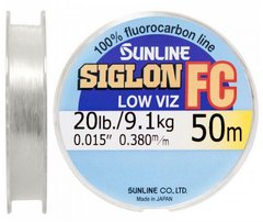 Флюорокарбон Sunline SIG-FC 50 м 0.38 мм 9.1 кг поводковый (1658.01.44)