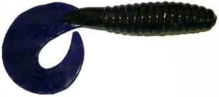 Силикон Big Bite Baits Fat Grub 3" Black Grape 10 шт (1838.00.86)