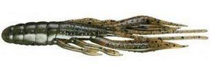 Силикон Jackall Waver Shrimp 3.5" Green pumpkin pepper 7 шт