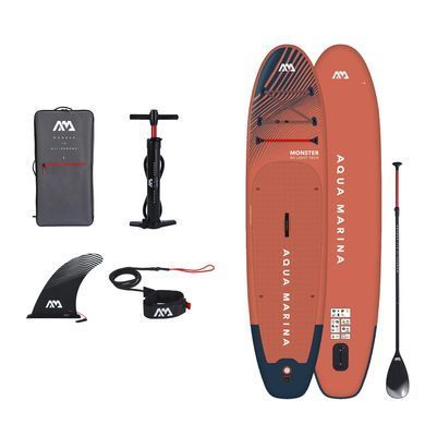 Надувная SUP доска Aqua Marina Monster Sky Glider All-Around 12.0 iSUP (BT-23MOP)