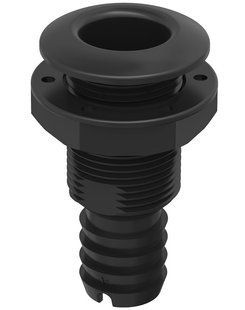 Сливной штуцер с обратным клапаном Seaflo SFTH2 2&rdquo;, nylon+GF, черный (SFTH2-2000-01V)