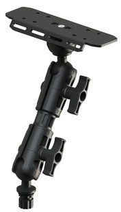 Наклонная алюминиевая платформа для эхолота Borika FASTen SLr220-2 для монитора 9-12" с 2 шаровыми соединениями (01.04.040.01.06)