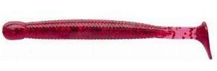 Силикон Ecogear Grass Minnow M 64 mm 069: Blood Red + Black Flk 10 шт (1561.06.26)