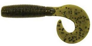 Силикон Big Bite Baits Finesse Grub 4" Pump. Pepper Green 10 шт (1838.00.95)