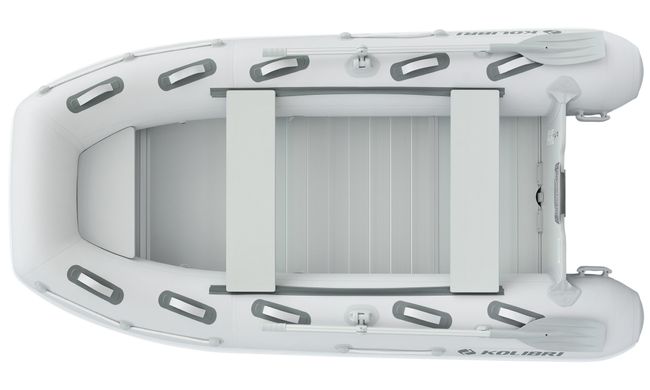 Надувная лодка Колибри КМ-330ДХЛ (Kolibri KM-330DXL) моторная килевая алюминиевый пайол