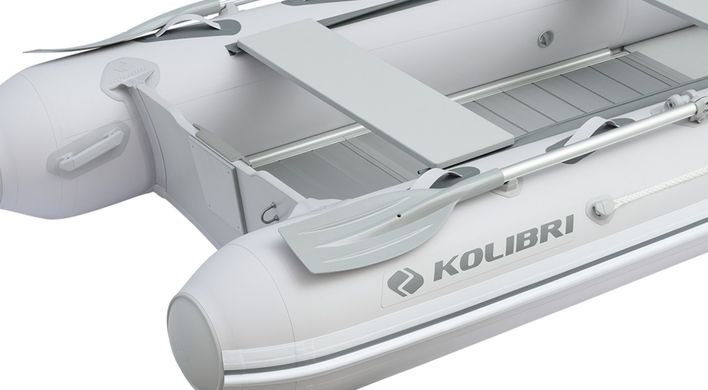 Надувная лодка Колибри КМ-330ДХЛ (Kolibri KM-330DXL) моторная килевая алюминиевый пайол