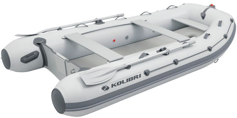 Надувная лодка Колибри КМ-330ДХЛ (Kolibri KM-330DXL) моторная килевая алюминиевый пайол