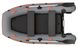 Надувная лодка Колибри КМ-270ХЛ (Kolibri KM-270XL) моторная Air-Deck, тёмно-серая