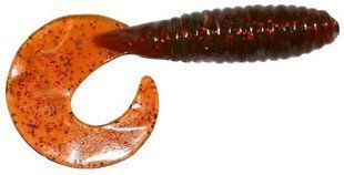Силикон Big Bite Baits Fat Grub 3" Motor Oil Fire 10 шт (1838.00.83)