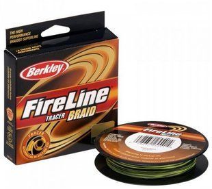 Шнур Berkley FireLine Braid Tracer Yellow/Black 1800 m 0.20 mm 19.5 kg