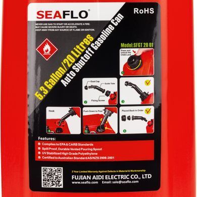 Топливная канистра Seaflo 20 л. (SFGT-20-01 20L)