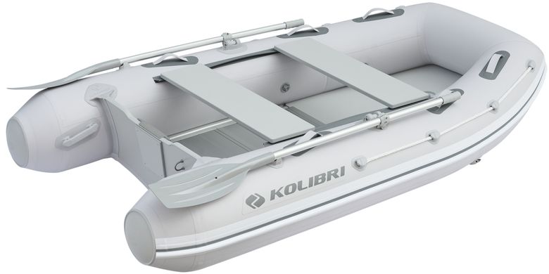 Надувная лодка Колибри КМ-270ДХЛ (Kolibri KM-270DXL) моторная килевая алюминиевый пайол