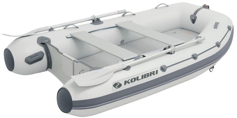 Надувная лодка Колибри КМ-270ДХЛ (Kolibri KM-270DXL) моторная килевая алюминиевый пайол