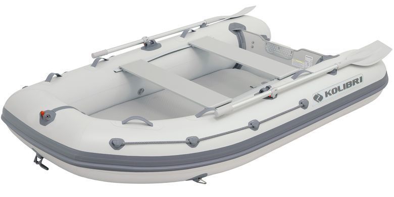 Надувная лодка Колибри КМ-270ДХЛ (Kolibri KM-270DXL) моторная килевая алюминиевый пайол