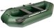 Надувная лодка Колибри К-300СТ (Kolibri K-300CT) гребная без настила, зелёная