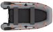 Надувная лодка Колибри КМ-300ХЛ (Kolibri KM-300XL) моторная Air-Deck, тёмно-серая