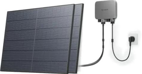 Комплект EcoFlow PowerStream &ndash; микроинвертор 600W и солнечные панели 2х400