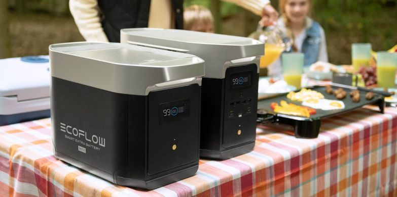 Комплект энергонезависимости EcoFlow PowerStream &ndash; микроинвертор 800W + зарядная станция Delta Max 2000