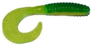 Силикон Big Bite Baits Fat Grub 3" Tractor Green 10 шт (1838.00.85)