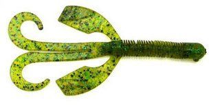 Силикон Big Bite Baits Kriet Kreature 4" Pumpkin Pepper Green 10 шт (1838.02.18)