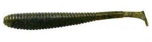 Силикон Jackall Ishad Tail 3.8" Green Pumpkin Pepper 8 шт