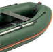 Надувная лодка Колибри КМ-360ДСЛ (Kolibri KM-360DSL) моторная килевая фанерный пайол, зелёная