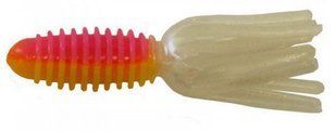 Силикон Big Bite Baits Slab Tube 1.75" Pink/Yellow Pearl 10 шт (1838.01.20)