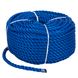 Веревка Polyester 3 strand rope 6 мм 30 м синяя