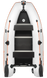 Надувная лодка Колибри КМ-360ДСЛ (Kolibri KM-360DSL) моторная килевая фанерный пайол, светло-серая