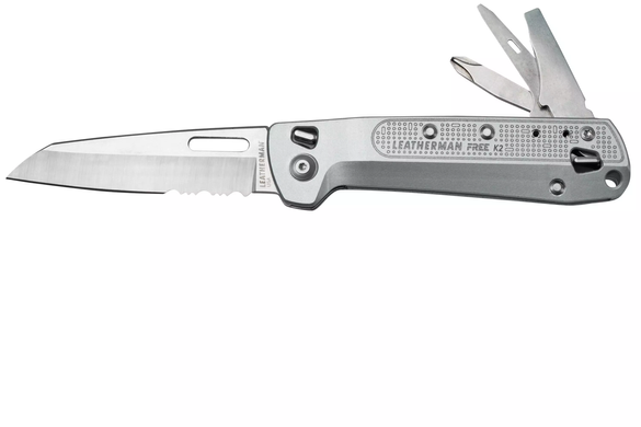 Нож-мультитул Leatherman Free K2x Silver (832654)