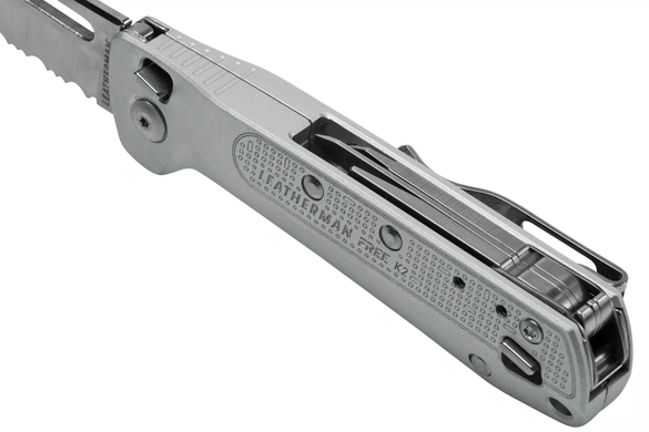 Нож-мультитул Leatherman Free K2x Silver (832654)