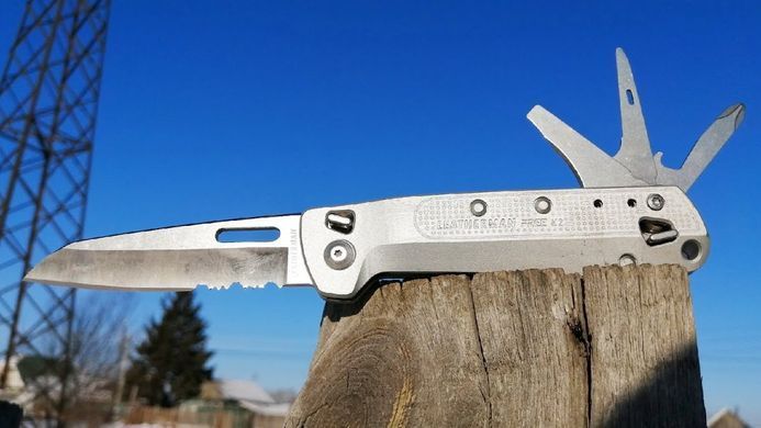 Нож-мультитул Leatherman Free K2x Silver (832654)