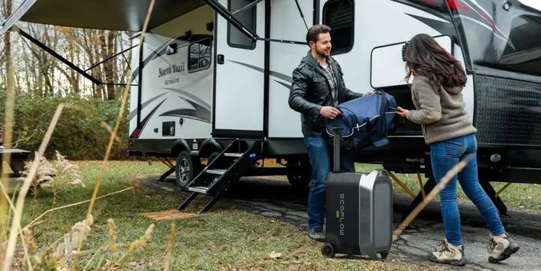 Комплект энергонезависимости EcoFlow PowerStream &ndash; микроинвертор 800W + зарядная станция Delta Pro