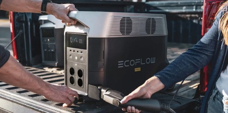 Комплект энергонезависимости EcoFlow PowerStream &ndash; микроинвертор 800W + зарядная станция Delta Pro