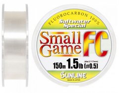 Флюорокарбон Sunline SWS Small Game FC 150 м 0.117 мм 1.5 Lb матч/тонущ.
