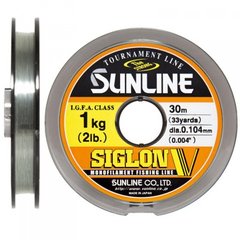Леска Sunline Siglon V 30 м #0.4/0.104 мм 1 кг (1658.04.87)