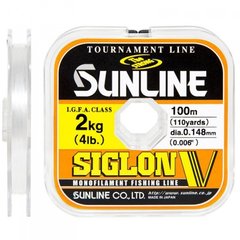 Леска Sunline Siglon V 100 м #0.8/0.148 мм 2 кг (1658.04.97)