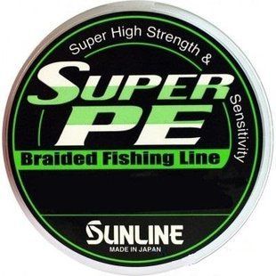 Шнур Sunline Super PE 150 m 0.165 mm 10 lb/5 kg (темно-зеленый) (1658.04.62 63031794)