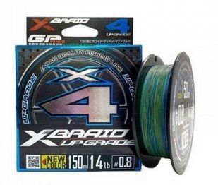 Шнур YGK X-Braid Upgrade 3C X4 150m#0.6 12lb/5.45kg (FS0642518)