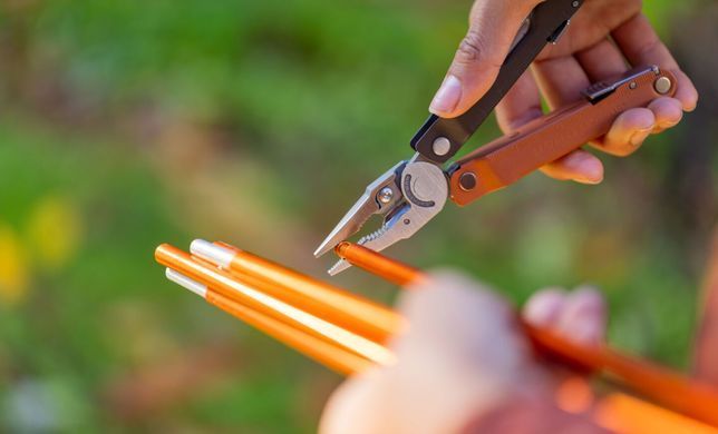 Мультитул Leatherman Rebar Burnt Sienna, нейлоновый чехол (833313)
