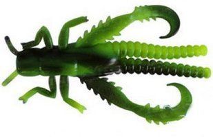 Силикон Big Bite Baits Bug Series Hopper Black/Opaque Chart 10 шт (1838.02.13)