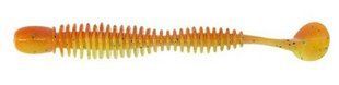 Силикон Reins Bubbling Shad 4" 308 Marble Chart Orange 6 шт