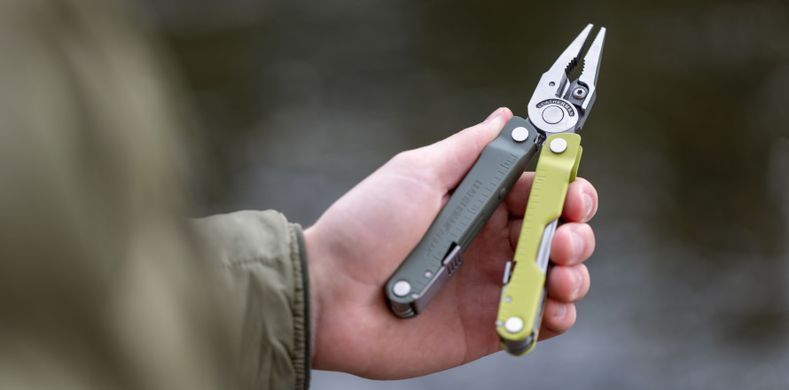 Мультитул Leatherman Rebar Mossy Slate, нейлоновый чехол (833315)