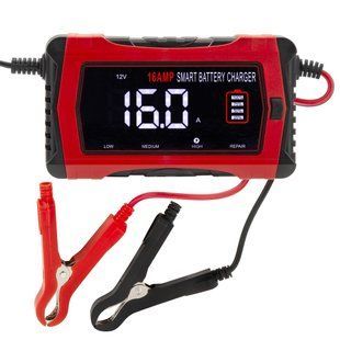 Зарядка HT-RC 12V 16A / 24V 10A Car Battery Charger Lithium LiFePO4 AGM GEL Lead-Acid Batteries (HT-RC 16A)