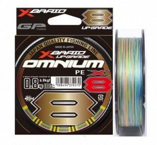 Шнур YGK X-Braid Upgrade Omnium X8 150m#0.8 7.3kg (FS0649063)
